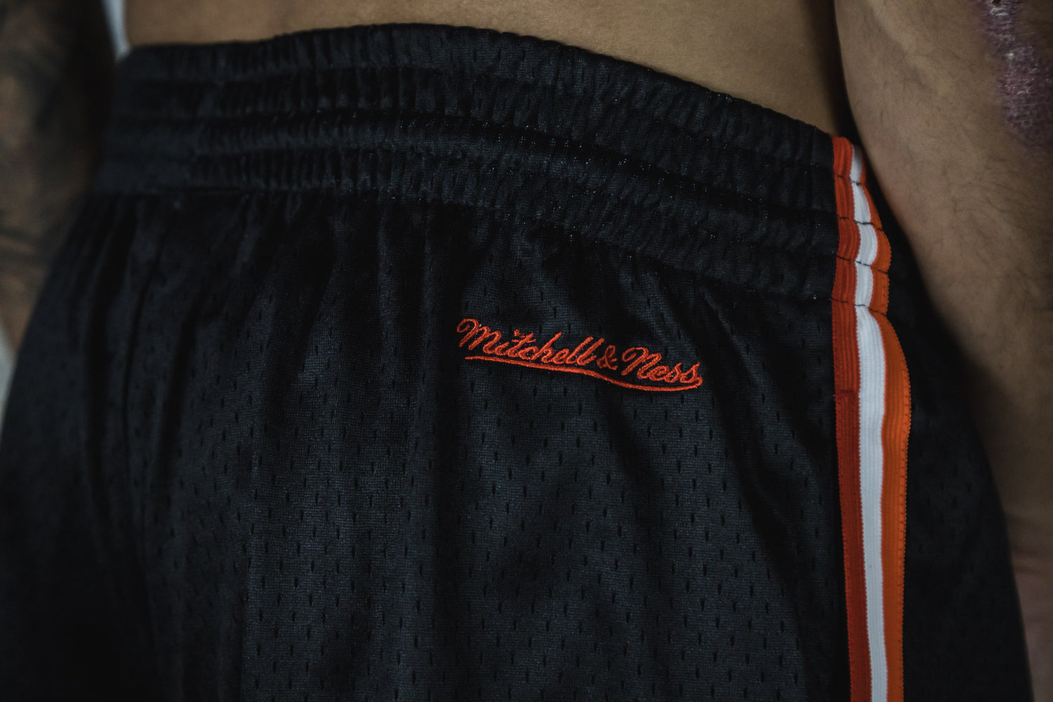 Mitchell &amp; Ness x Nicky Jam Miami Heat Swingman Shorts