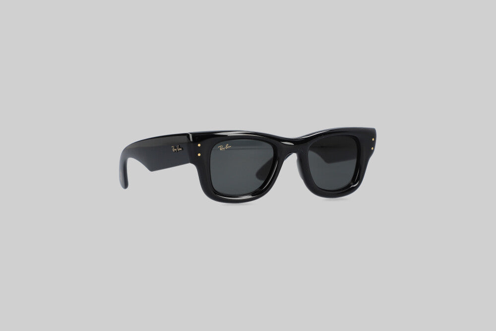 Ray-Ban Wayfarer Puffer Sunglasses 'Black'