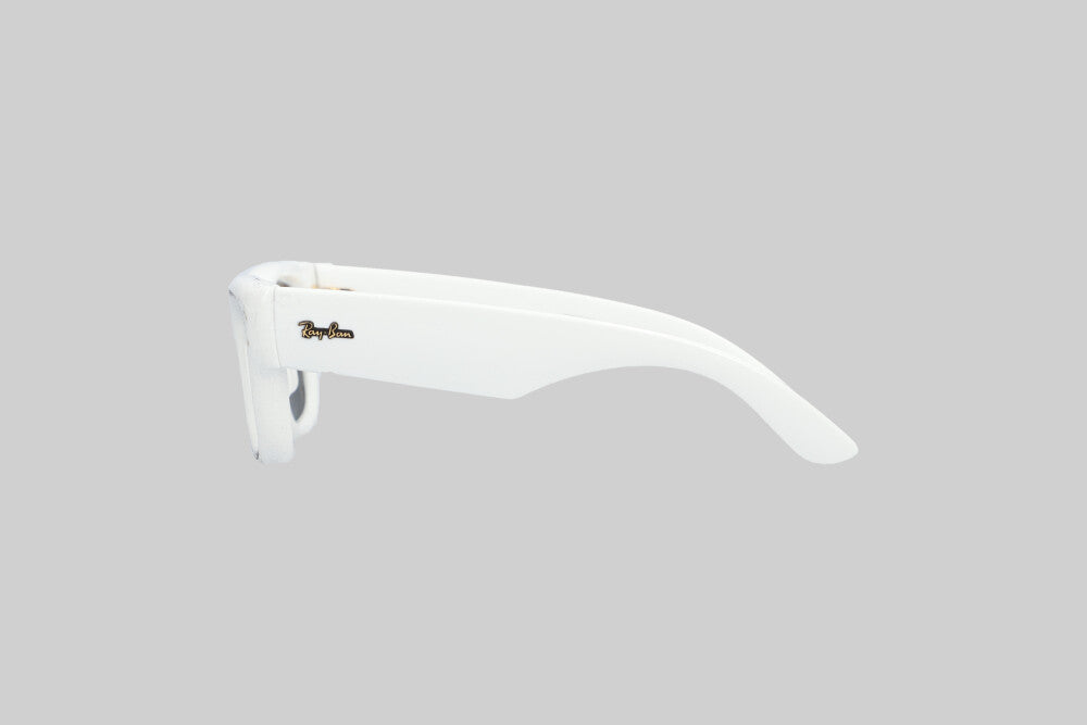 Ray-Ban Wayfarer Puffer Sunglasses 'White'