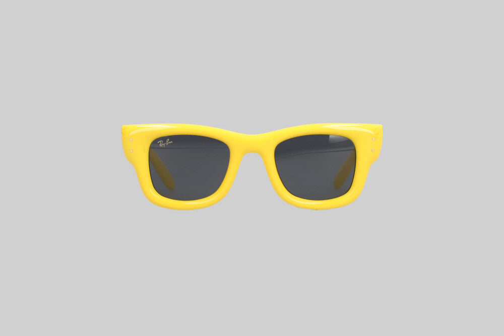 Ray-Ban Wayfarer Puffer Sunglasses 'Yellow'