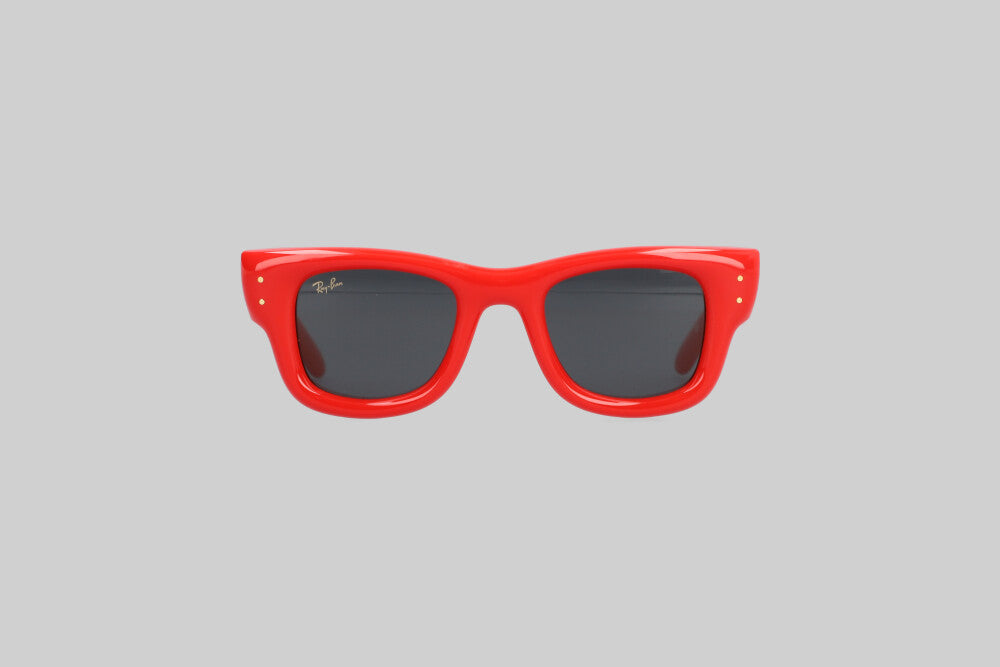 Ray-Ban Wayfarer Puffer Sunglasses 'Red'