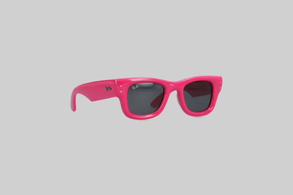 Ray-Ban Wayfarer Puffer Sunglasses 'Fucsia'