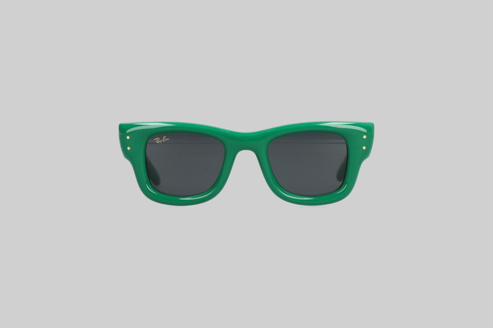 Ray-Ban Wayfarer Puffer Sunglasses 'Green'
