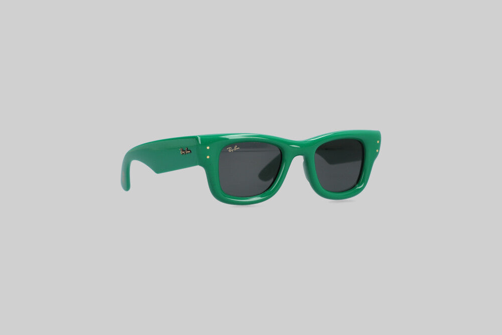 Ray-Ban Wayfarer Puffer Sunglasses 'Green'