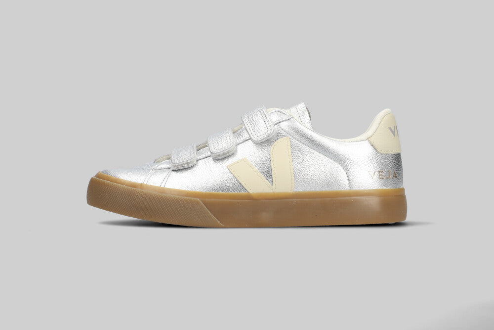 Women's VEJA Recife Logo 'Silver' - RC0520779A