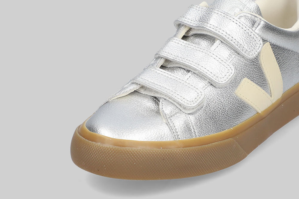 Women's VEJA Recife Logo 'Silver' - RC0520779A