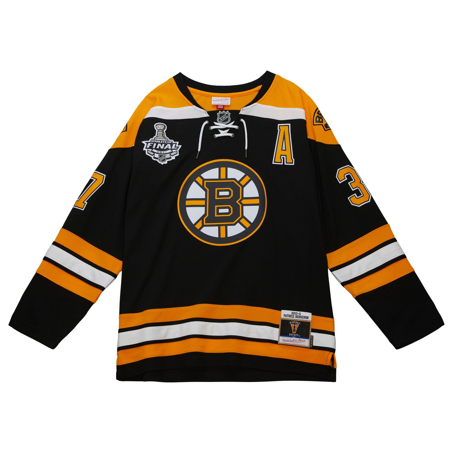 Mitchell &amp; Ness NHL Stanley Cup Jersey Bruins 2010 Patrice Bergeron