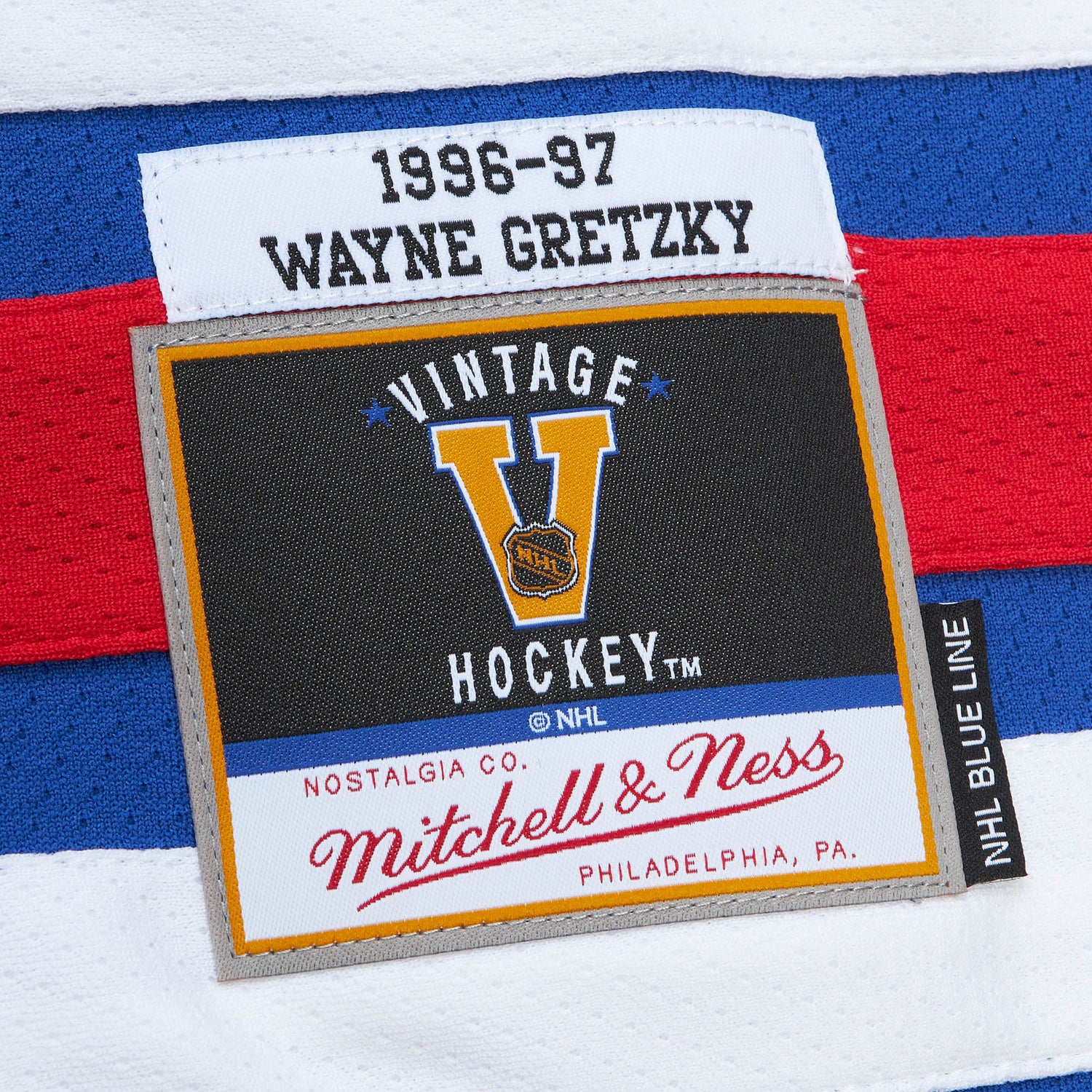 Mitchell &amp; Ness NHL Dark Jersey Rangers 1996 Wayne Gretzky Royal