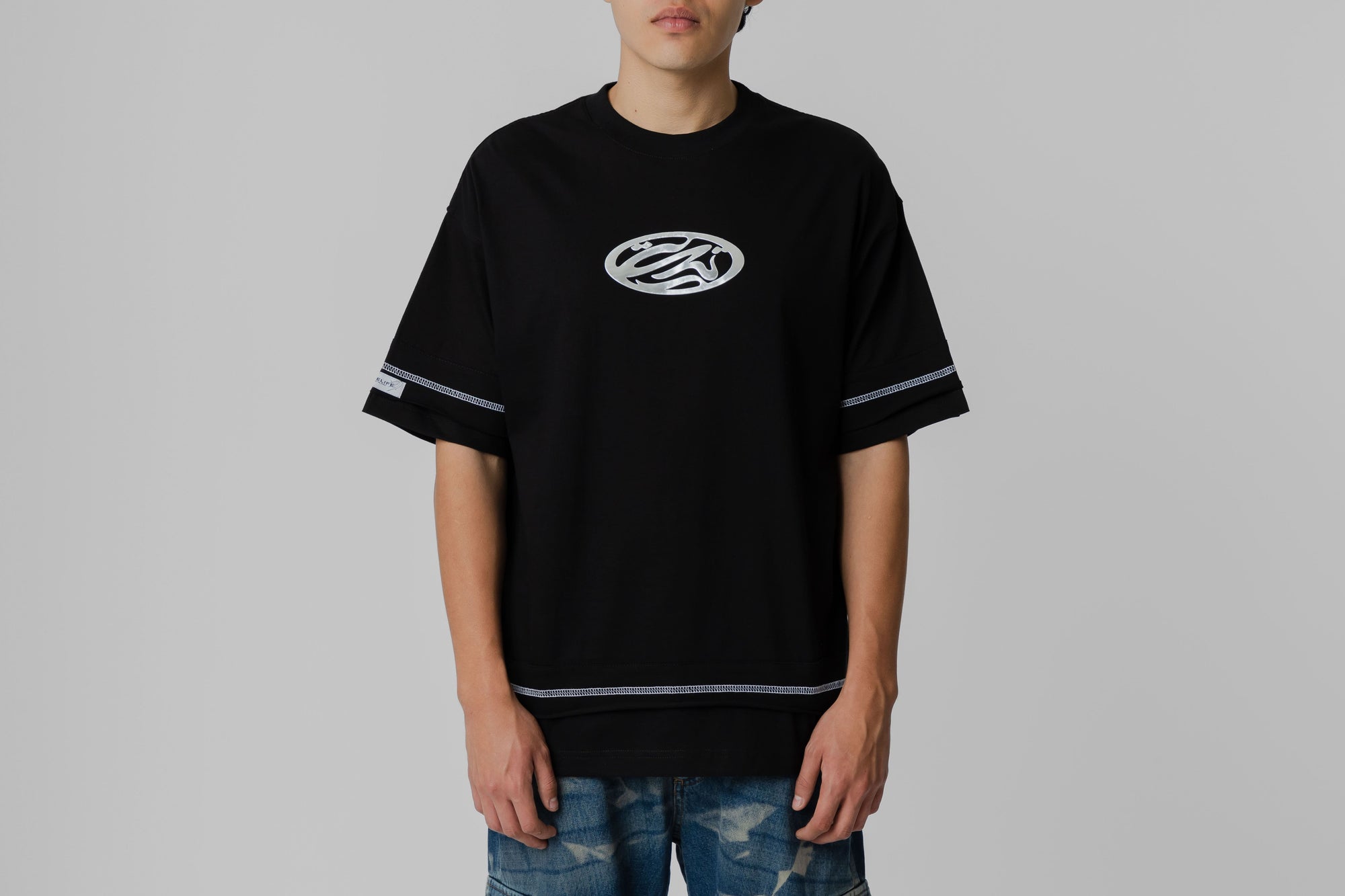 Crime Life Arab Chorme Icon Tee 'Black'