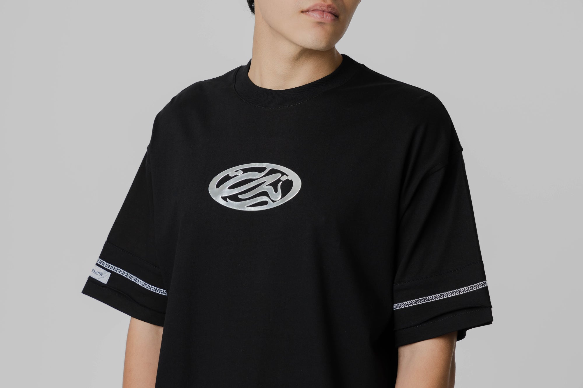Crime Life Arab Chorme Icon Tee 'Black'