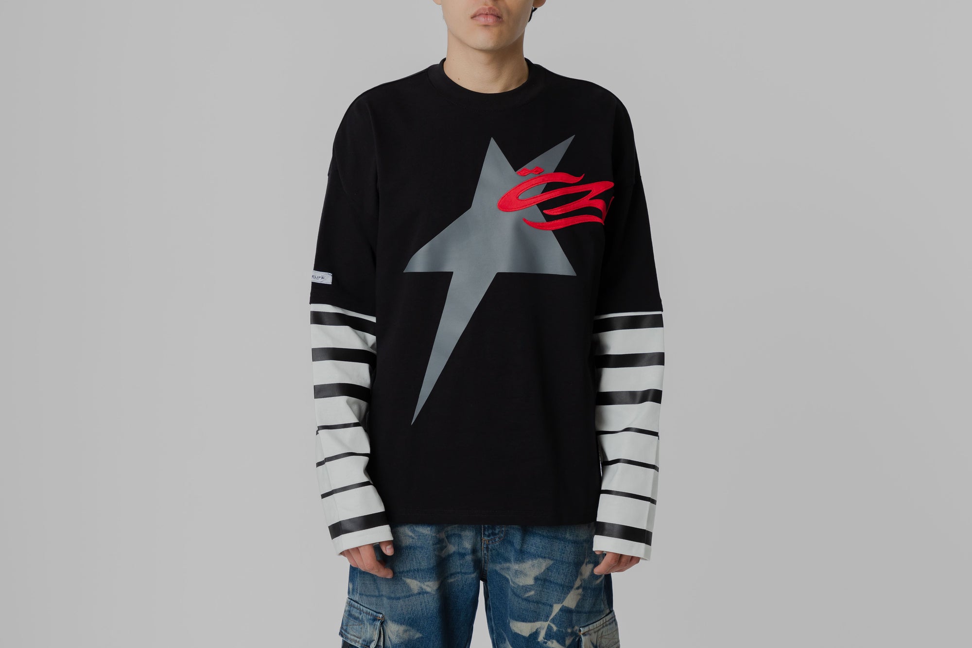 Crime Life Arab Star Long Sleeve 'Black'