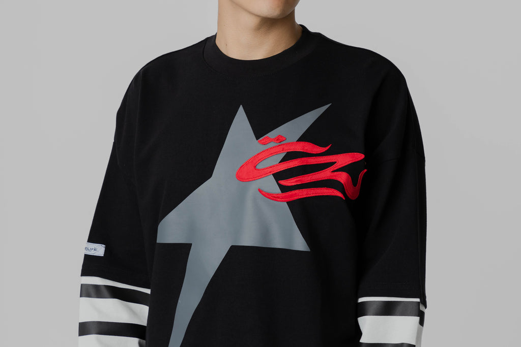 Crime Life Arab Star Long Sleeve 'Black'