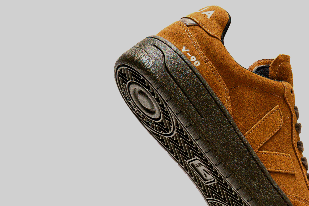 Men's Veja V-90 Suede 'Full Cognac' - VD0320929B