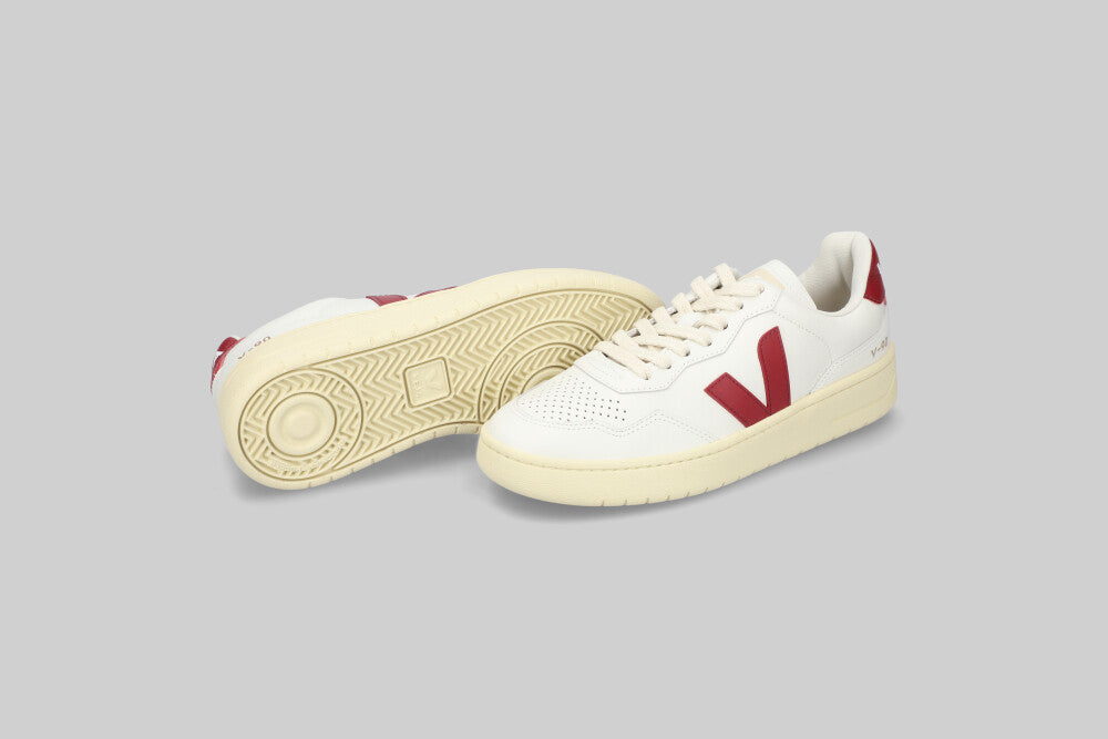 Women's VEJA V-90 'White and Marsala' - VD2003657A FTW - SNEAKERS - WOMEN - ADULT - QS - WI - 25 en Lust México