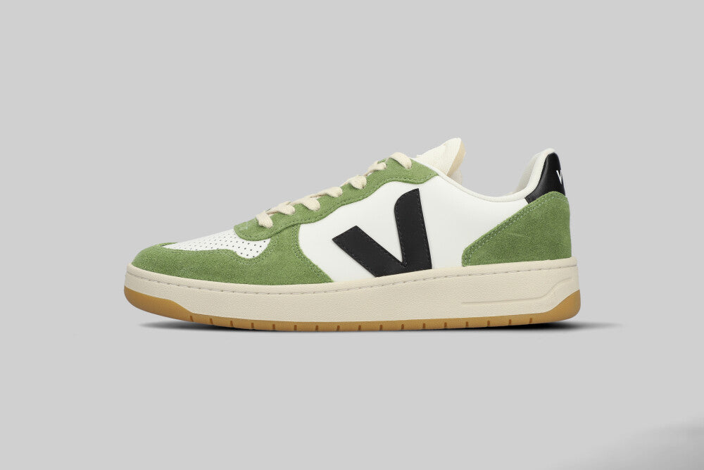 Men's VEJA V-10 Prime 'White and Kiwi' - VI0220866B FTW - SNEAKERS - MEN - ADULT - QS - WI - 25 en Lust México