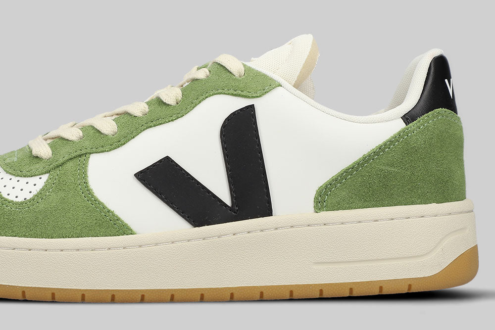 Men's VEJA V-10 Prime 'White and Kiwi' - VI0220866B FTW - SNEAKERS - MEN - ADULT - QS - WI - 25 en Lust México