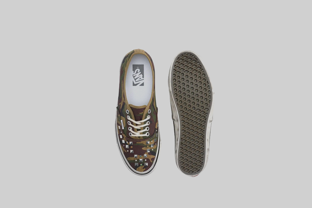 Vans Premium Authentic 44 Woodland Camo Green' - VN000D9NWVD