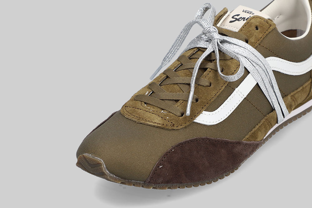 Women's Vans Premium Super Lowpro Trainer 'Olive Green' - VN000EHQOLV - Lust México