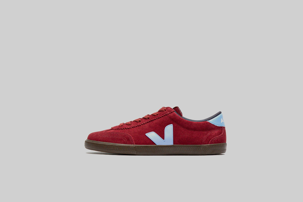 Women's Veja Volley Suede 'Grenat' - VO0321467A