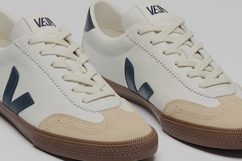 Men's VEJA Volley 'White and Navy'
