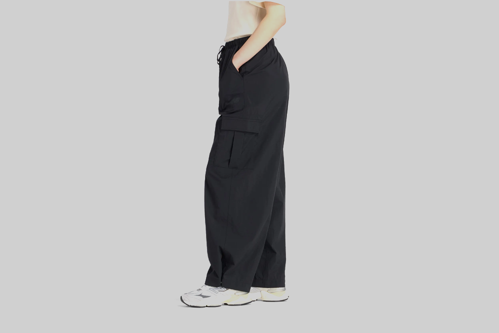 Women's New Balance Woven Cargo Pants - WP53504_BK - Lust México