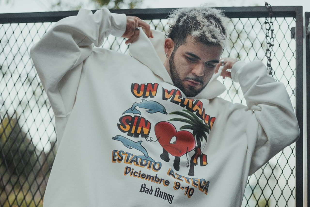 BAD BUNNY ROTULO HOODIE NUDE (6860824739906)