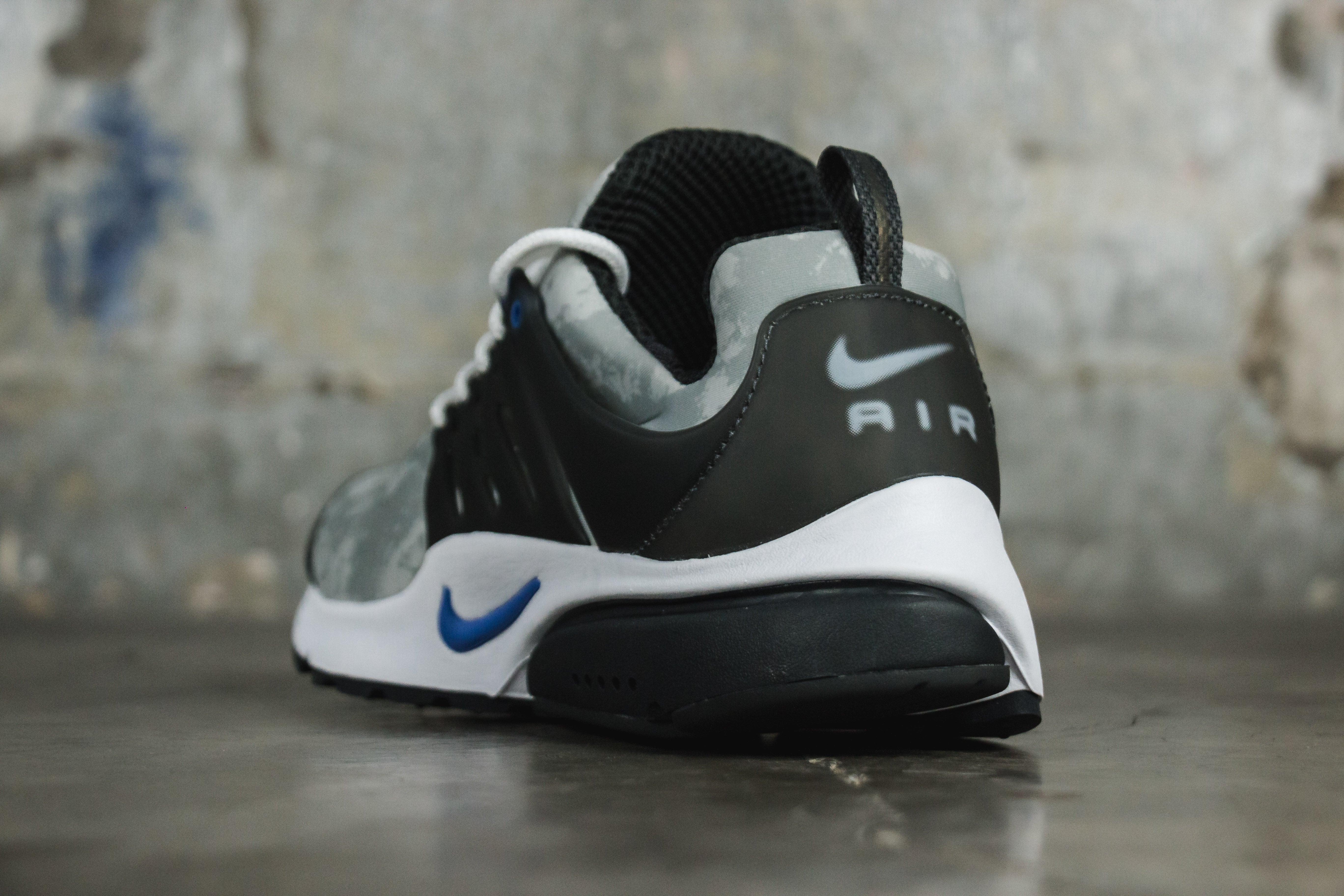 Nike air presto negro hotsell y blanco