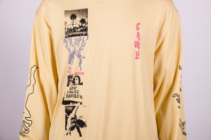 Camiseta Manga Larga Grimey Yoga Fire Yellow (6866997018690)