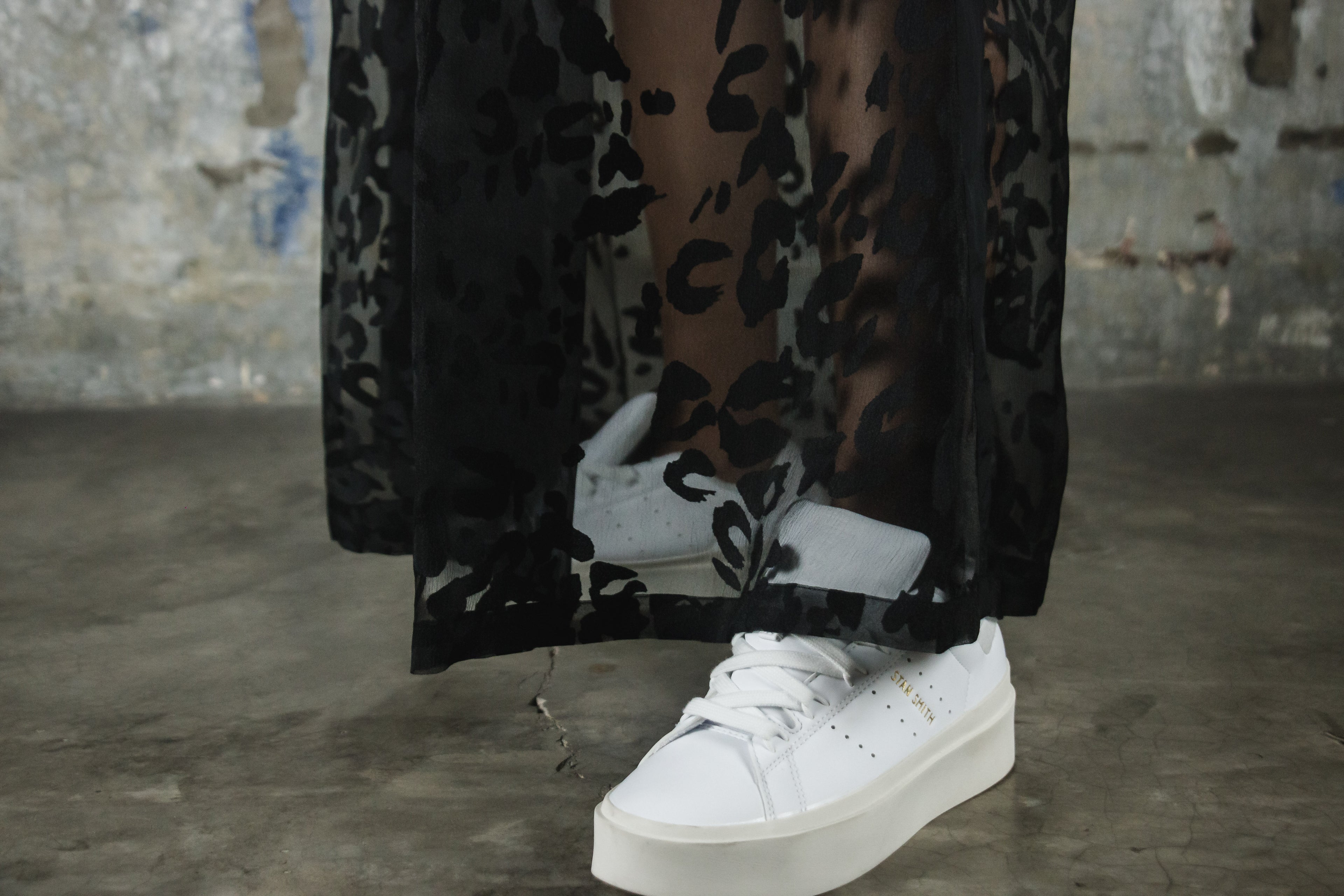 Womens adidas Y-3 Sheer Leopard Skirt (6819754737730)
