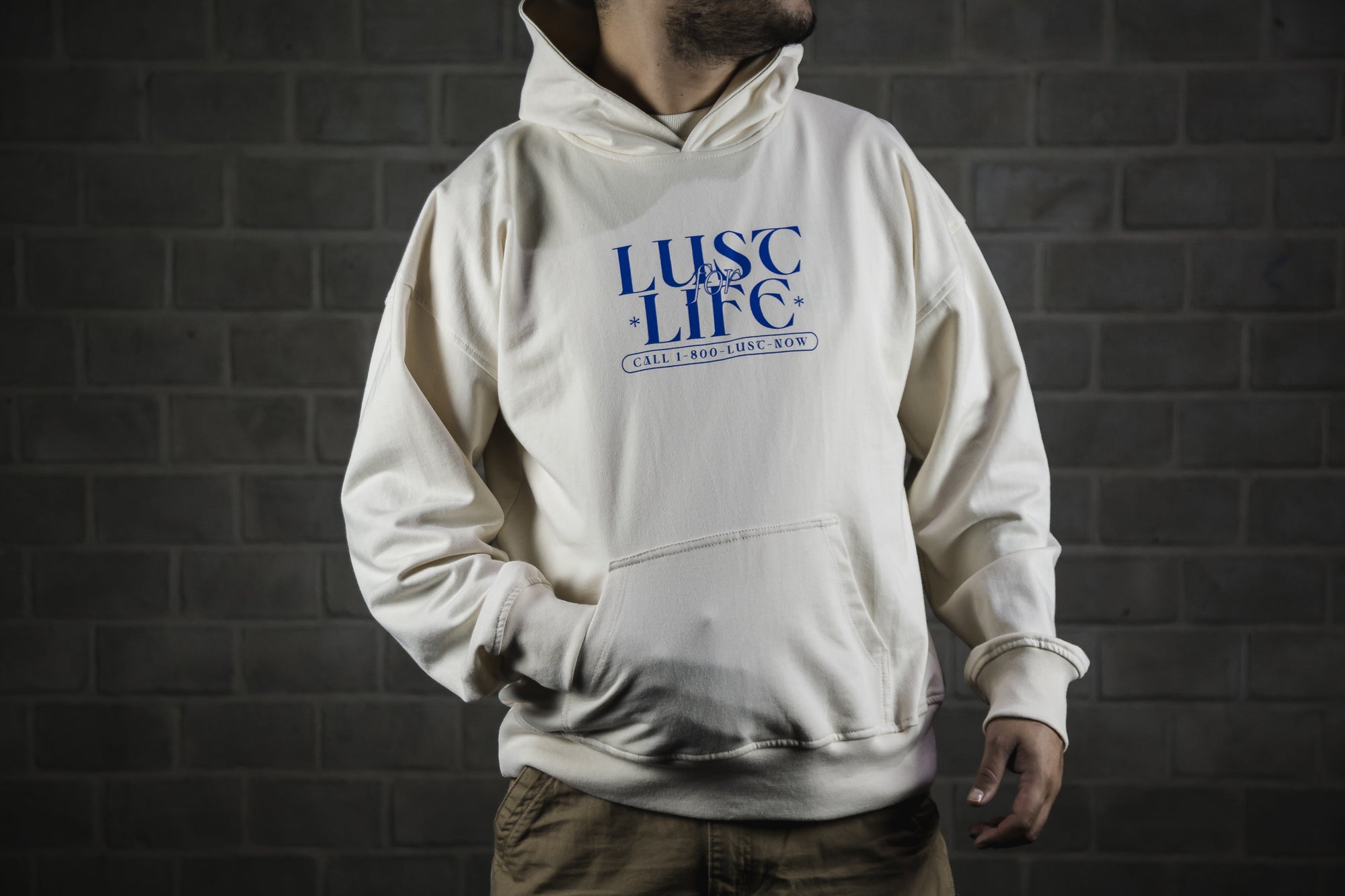 LB JUST for LUST HOODIE NATURAL (6693200920642)