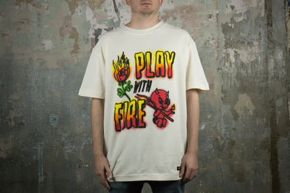 LUST BRAND PLAY WITH FIRE TEE CREAM (6834426085442)