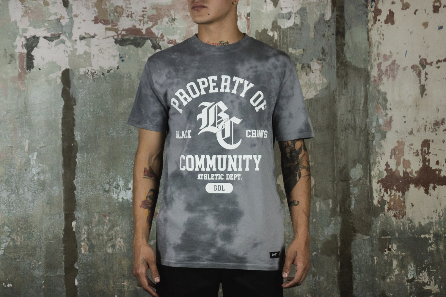 LUST TEE GDL BCC TIE DYE GREY (6796387090498)