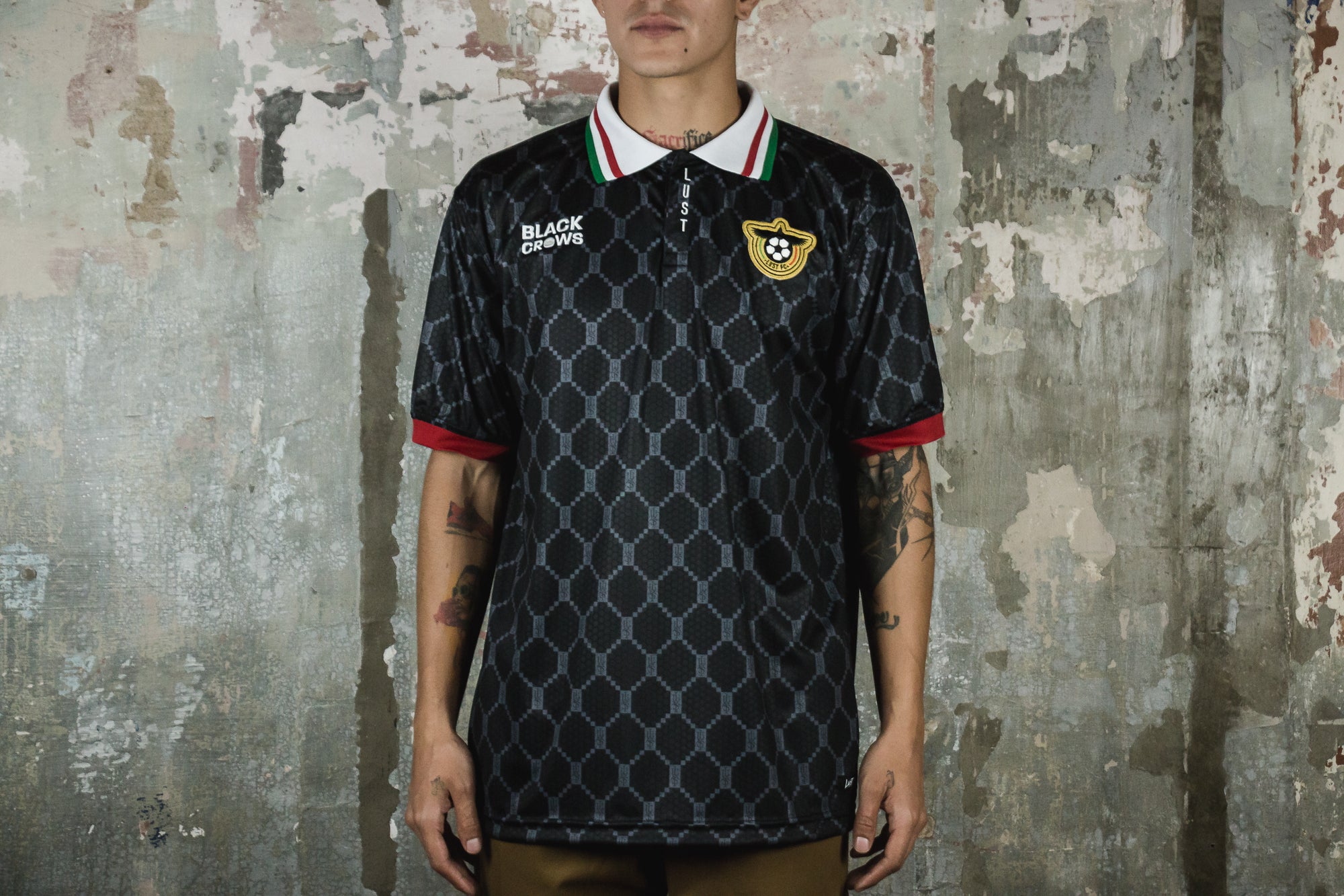 Lust Black Crows jersey Soccer (6865613357122)