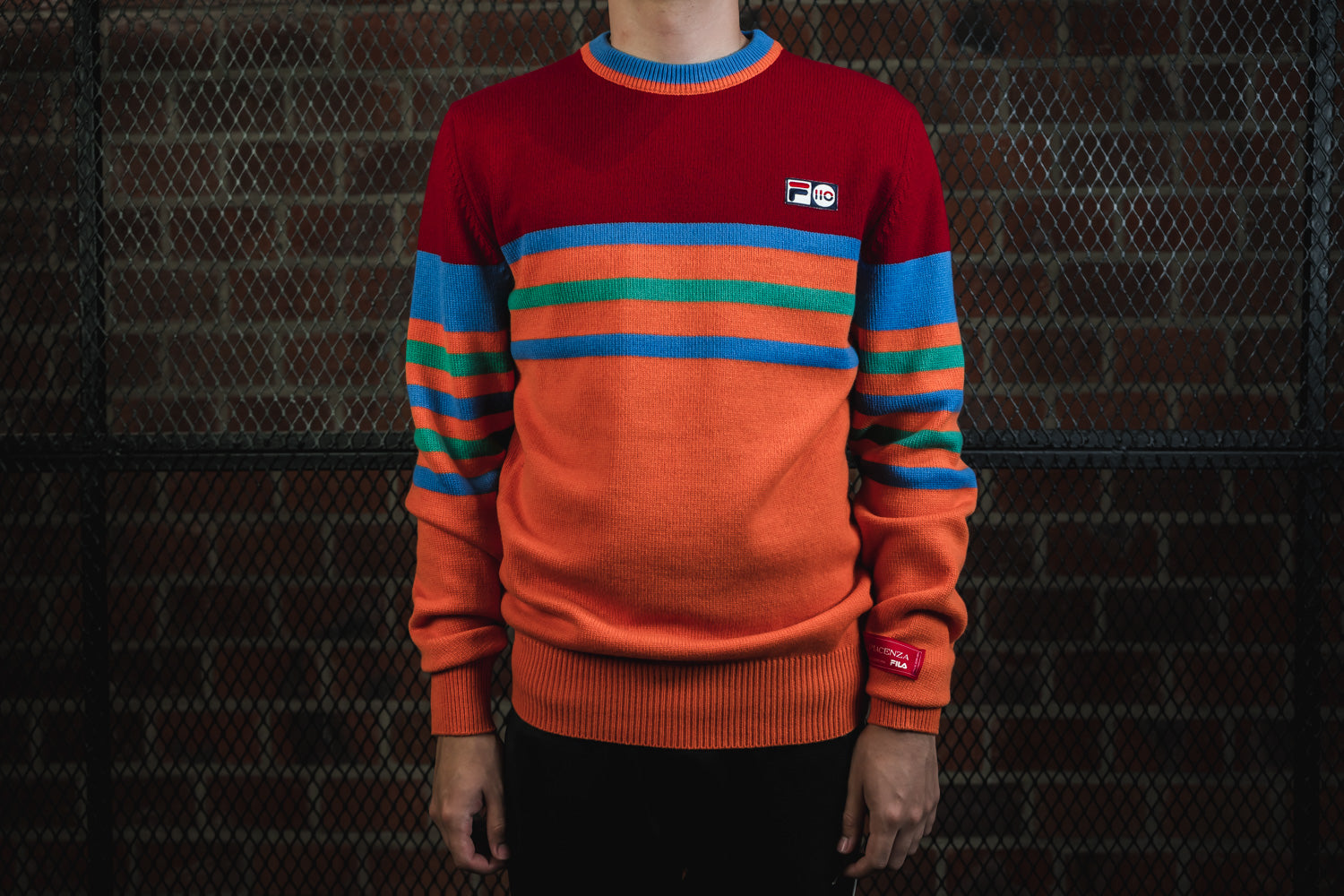 Fila x Piacenza Cashmere Blend Sweater - Made in Italy (6668982419522)