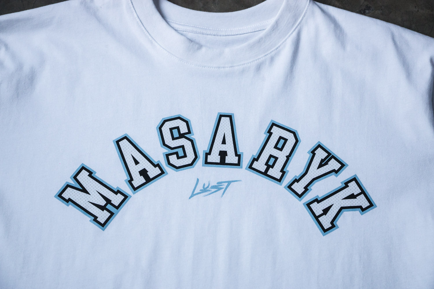 Lust Brand “Collegiate” tee (6719879938114)