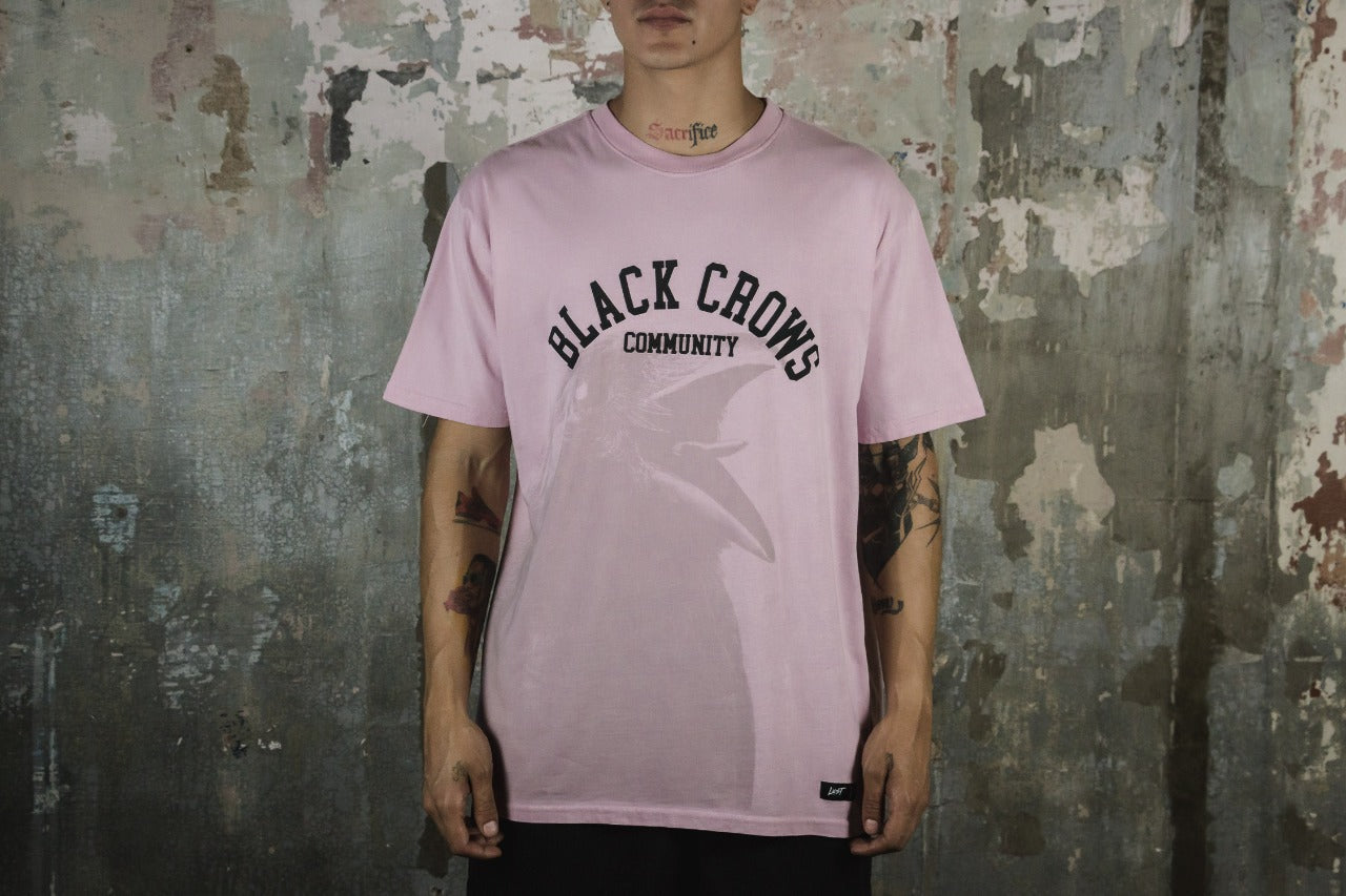 Lust BCC Pastel Crows Tee L LUST BRAND